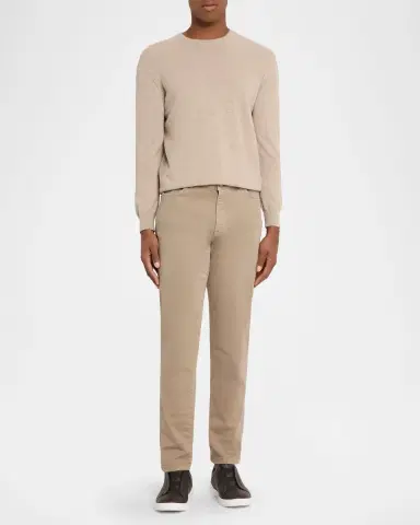 Zegna Men's Triple Stitch Deerskin Leather Sneakers | Thumbnail 2 Zegna Men's Triple Stitch Deerskin Leather Sneakers | Thumbnail 2