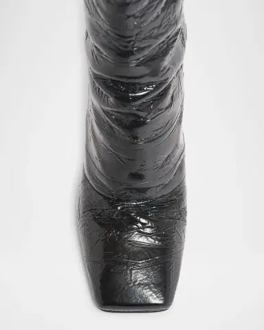 Givenchy GIVENCHY Tape Shiny Leather Ankle Boots | Thumbnail 5 Givenchy GIVENCHY Tape Shiny Leather Ankle Boots | Thumbnail 5