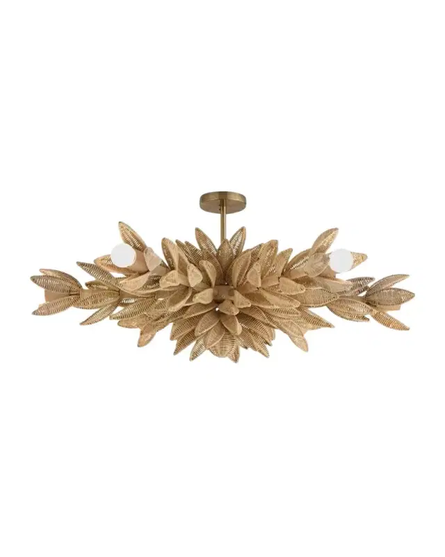 Arteriors Kasai 37" 6-Light Convertible Semi-Flush Mount