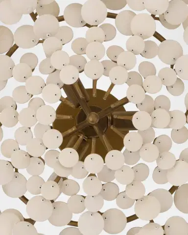 Arteriors Bilal 38" 3-Light Coconut Shell Flush Mount | Thumbnail 6 Arteriors Bilal 38" 3-Light Coconut Shell Flush Mount | Thumbnail 6