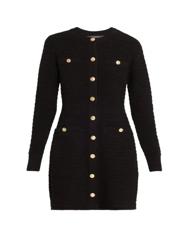 Toccin Darla Textured Knit Mini Dress