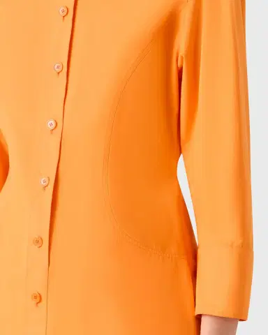Akris punto Long-Sleeve Cotton Poplin Mini Shirtdress | Thumbnail 9 Akris punto Long-Sleeve Cotton Poplin Mini Shirtdress | Thumbnail 9
