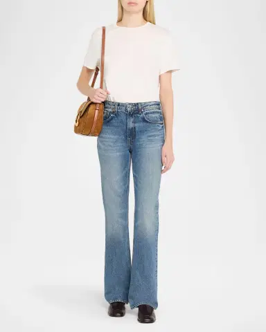 STAUD Bella Suede Saddle Shoulder Bag | Thumbnail 6