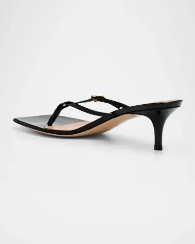 Gianvito Rossi 55mm Leather Thong Sandals | Thumbnail 4