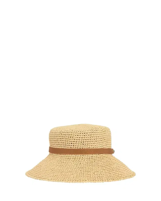 VLogo Signature Straw Bucket Hat