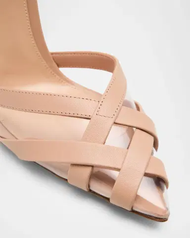 Gianvito Rossi 105mm Strappy Leather Sandals | Thumbnail 6 Gianvito Rossi 105mm Strappy Leather Sandals | Thumbnail 6