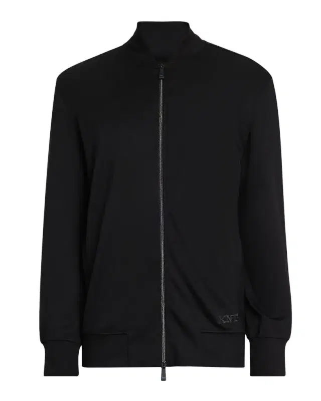 Men 's Black Full Zip Sweatshirt