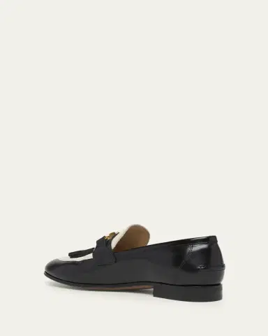 Valentino Garavani VLogo Signature Bicolor Mixed Leather Penny Loafers | Thumbnail 2 Valentino Garavani VLogo Signature Bicolor Mixed Leather Penny Loafers | Thumbnail 2