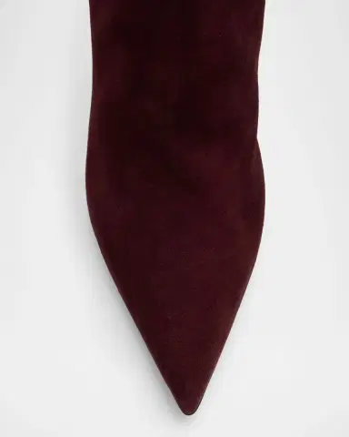 Gianvito Rossi 105mm Suede Pointed-Toe Booties | Thumbnail 5