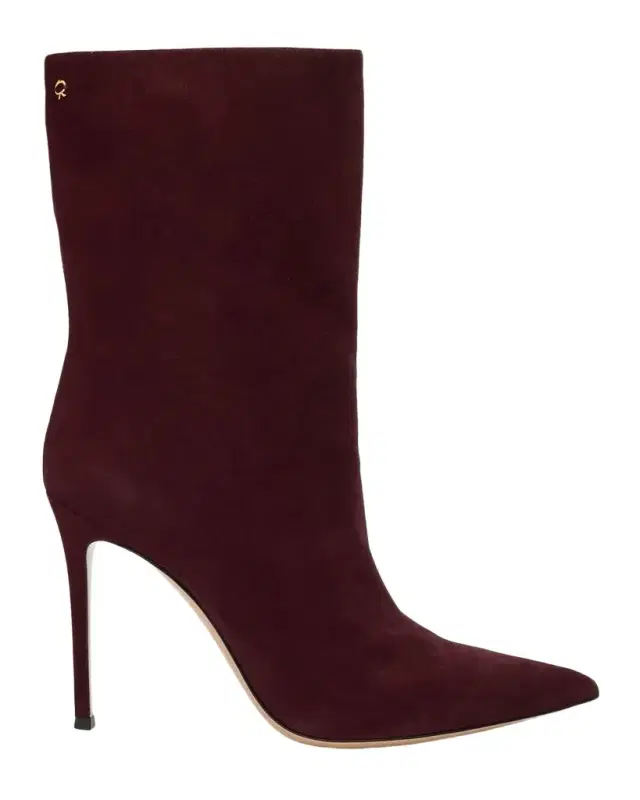 105mm Suede Pointed-Toe Booties