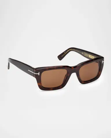 Tom Ford Icon 52mm Rectangular Sunglasses | Thumbnail 3