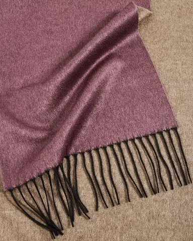 PIACENZA 1733 Men's Mirror Double-Face Silk and Cashmere Scarf | Thumbnail 3 PIACENZA 1733 Men's Mirror Double-Face Silk and Cashmere Scarf | Thumbnail 3