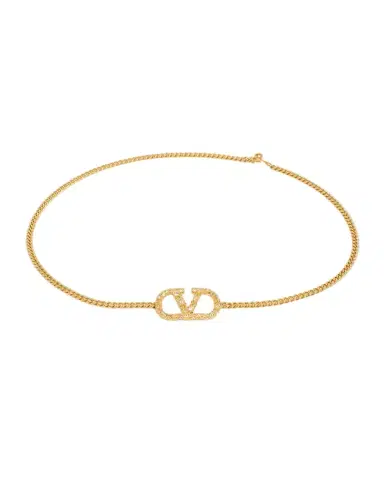 Valentino Garavani VLogo Signature Chain Belt | Thumbnail 1 Valentino Garavani VLogo Signature Chain Belt | Thumbnail 1