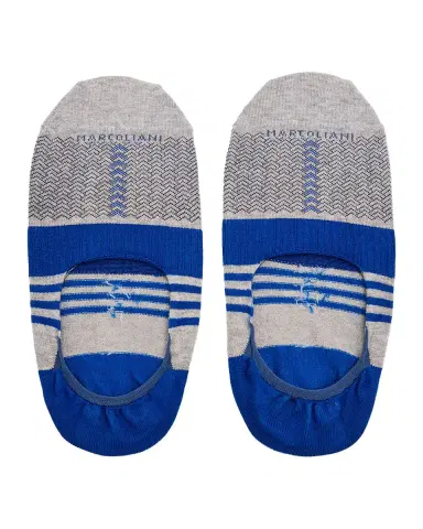 Marcoliani Men's Invisible Touch Cotton No-Show Socks | Thumbnail 2