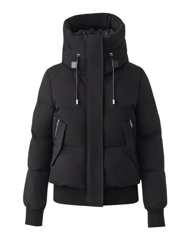 Mackage Nefi-NFZ Down Bomber Jacket with Detachable Hooded Bib
