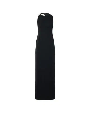 Akris Sleeveless Back-Cutout Wool Slit Gown | Thumbnail 1