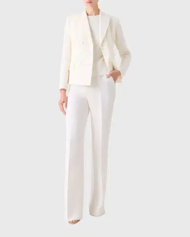 Akris Linen-Wool Straight-Leg Trousers | Thumbnail 6 Akris Linen-Wool Straight-Leg Trousers | Thumbnail 6