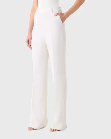 Akris Linen-Wool Straight-Leg Trousers | Thumbnail 8 Akris Linen-Wool Straight-Leg Trousers | Thumbnail 8