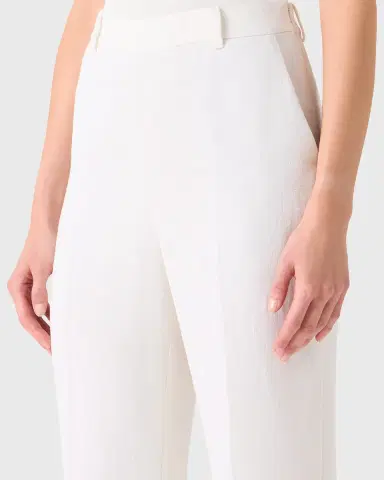Akris Linen-Wool Straight-Leg Trousers | Thumbnail 9 Akris Linen-Wool Straight-Leg Trousers | Thumbnail 9