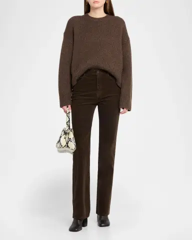 Nili Lotan Corduroy Straight-Leg Pants | Thumbnail 2 Nili Lotan Corduroy Straight-Leg Pants | Thumbnail 2