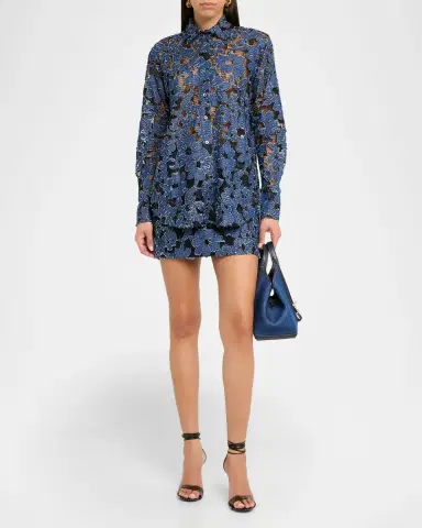 JBQ Adrienne Floral Lace Mini Skirt | Thumbnail 2 JBQ Adrienne Floral Lace Mini Skirt | Thumbnail 2