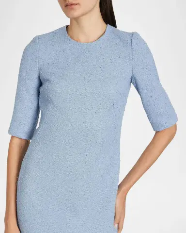 Dolce & Gabbana Short Bouclé Sheath Dress | Thumbnail 5 Dolce & Gabbana Short Bouclé Sheath Dress | Thumbnail 5