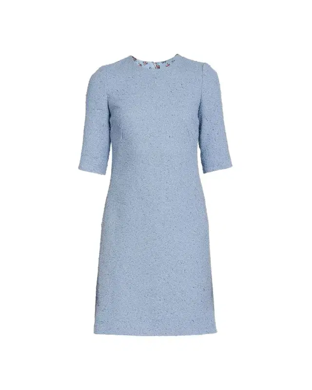 Dolce & Gabbana Short Bouclé Sheath Dress