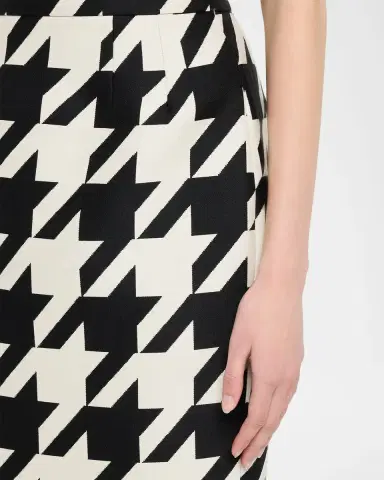 LaQuan Smith Houndstooth Pencil Skirt | Thumbnail 5 LaQuan Smith Houndstooth Pencil Skirt | Thumbnail 5