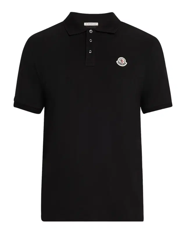 Moncler Men 's Chest-Logo Pique Polo Shirt