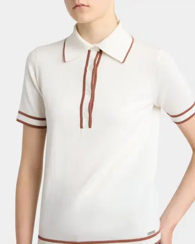 Kiton Short-Sleeve Rib Knit Polo Shirt | Thumbnail 5 Kiton Short-Sleeve Rib Knit Polo Shirt | Thumbnail 5