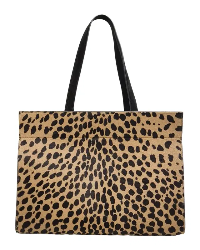 Crosby Spotted Calf Hair & Suede Shoulder Bag