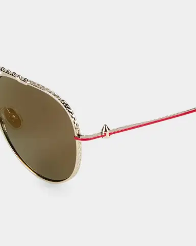 Christian Louboutin Greggo LB0029 61mm Aviator Sunglasses | Thumbnail 3 Christian Louboutin Greggo LB0029 61mm Aviator Sunglasses | Thumbnail 3
