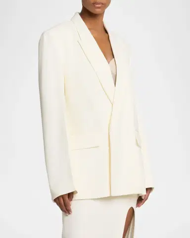 Victoria Beckham Double-Breasted Blazer Jacket | Thumbnail 4 Victoria Beckham Double-Breasted Blazer Jacket | Thumbnail 4