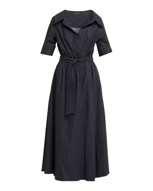 Altuzarra Lydia Belted Denim Maxi Dress