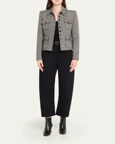 Nili Lotan Jamison Single-Breasted Utility Jacket | Thumbnail 2