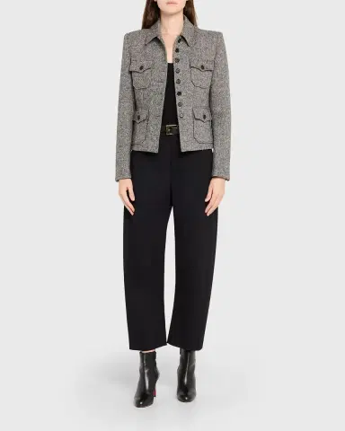 Nili Lotan Jamison Single-Breasted Utility Jacket | Thumbnail 6