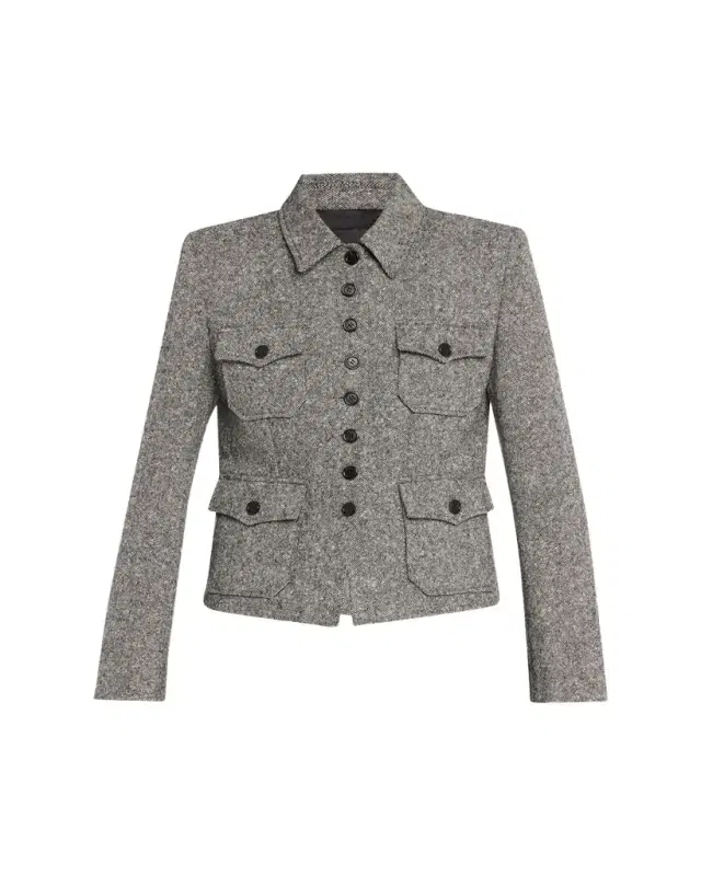 Jamison Single-Breasted Utility Jacket