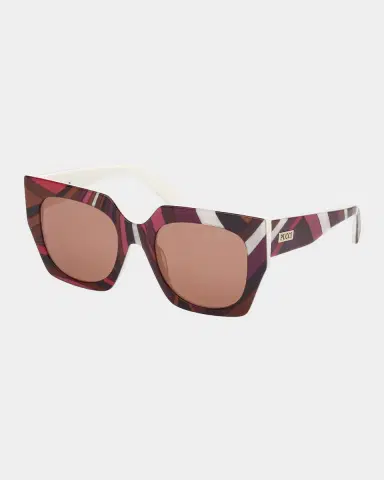 PUCCI 51mm Square Acetate Sunglasses | Thumbnail 4