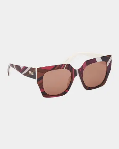 PUCCI 51mm Square Acetate Sunglasses | Thumbnail 5