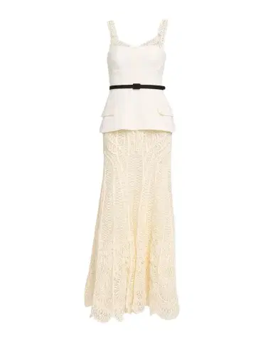 SIMKHAI McKinnon Sleeveless Corseted Lace Gown | Thumbnail 1 SIMKHAI McKinnon Sleeveless Corseted Lace Gown | Thumbnail 1