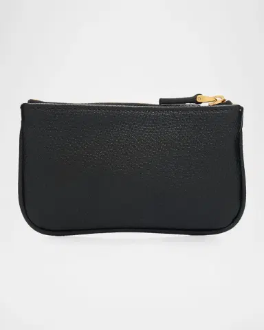 Valentino Garavani VLogo Leather Key Ring Pouch Bag | Thumbnail 4