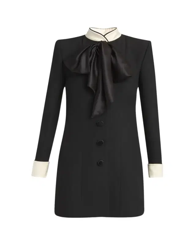 Crepe Couture Mini Dress