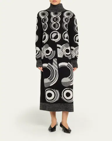Libertine Sonia Cashmere Turtleneck Midi Dress | Thumbnail 2