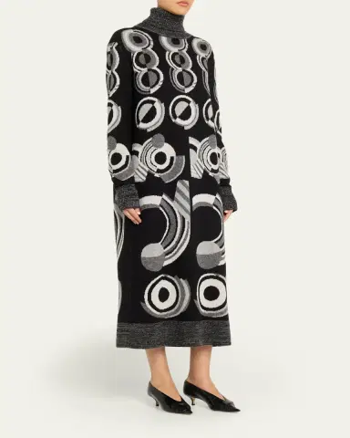 Libertine Sonia Cashmere Turtleneck Midi Dress | Thumbnail 4