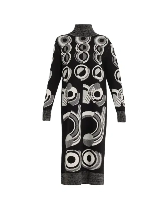 Libertine Sonia Cashmere Turtleneck Midi Dress