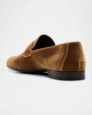 Magnanni Men's Jasper II Velvet Keeper Loafers | Thumbnail 4 Magnanni Men's Jasper II Velvet Keeper Loafers | Thumbnail 4