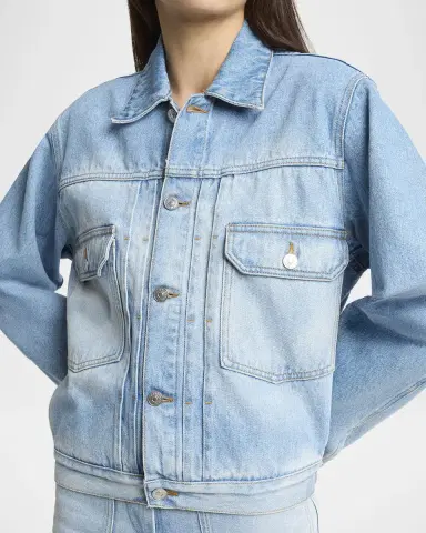 Victoria Beckham Denim Trucker Jacket | Thumbnail 6 Victoria Beckham Denim Trucker Jacket | Thumbnail 6
