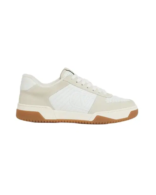 Men 's Sparry Split Leather and Napa Low-Top Sneakers