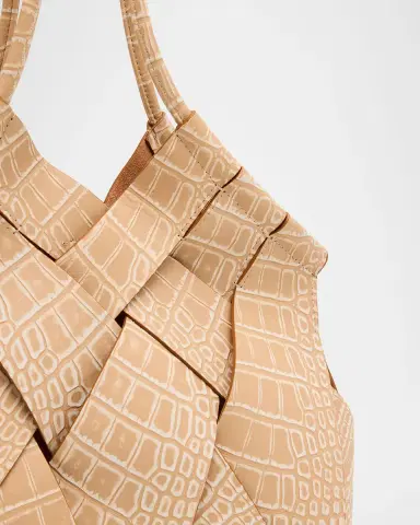 Ulla Johnson Charlotte Woven Leather Shoulder Bag | Thumbnail 4