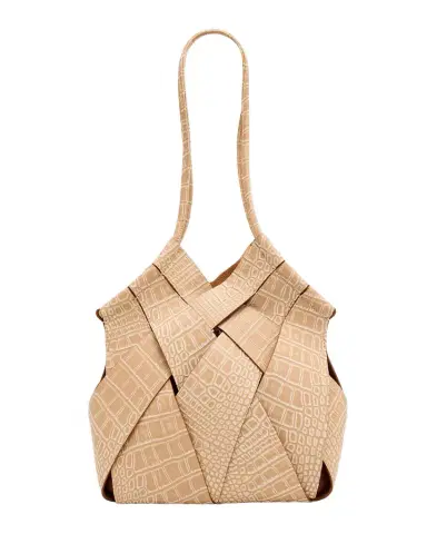 Ulla Johnson Charlotte Woven Leather Shoulder Bag | Thumbnail 1
